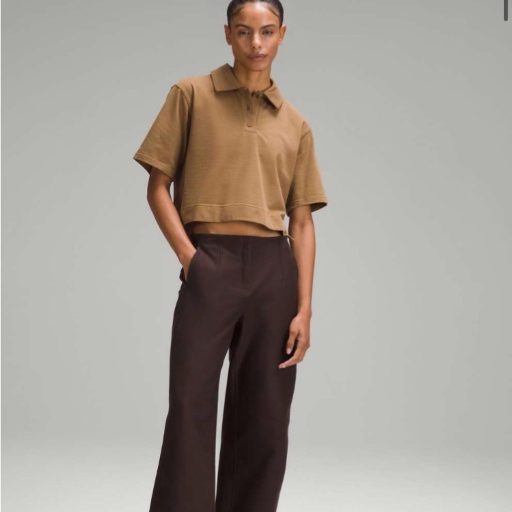 Lululemon Utilitech Straight Leg Mid-Rise Trouser 7/8 Espresso Size 2